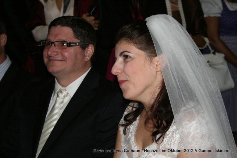 Hochzeit von Erwin und Iryna Carhaun im Oktober 2012