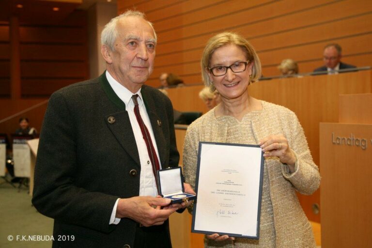 Ehrung Gerhard Pinter